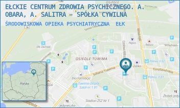 ŚRODOWISKOWA OPIEKA PSYCHIATRYCZNA - EŁCKIE CENTRUM ZDROWIA PSYCHICZNEGO. A. OBARA, A. SALITRA - SPÓŁKA CYWILNA - TUWIMA 1/1,  EŁK