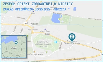 ZAKŁAD OPIEKUŃCZO-LECZNICZY - ZESPÓŁ OPIEKI ZDROWOTNEJ W NIDZICY - MICKIEWICZA 25,  NIDZICA