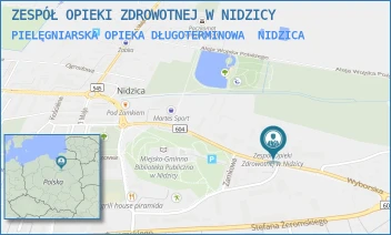 PIELĘGNIARSKA OPIEKA DŁUGOTERMINOWA - ZESPÓŁ OPIEKI ZDROWOTNEJ W NIDZICY - MICKIEWICZA 25,  NIDZICA