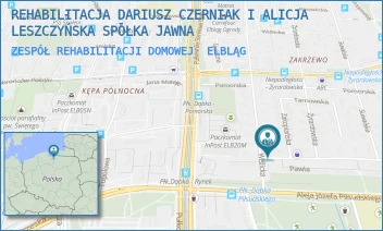 ZESPÓŁ REHABILITACJI DOMOWEJ - REHABILITACJA DARIUSZ CZERNIAK I ALICJA LESZCZYŃSKA SPÓŁKA JAWNA - WIŚLICKA 4,  ELBLĄG