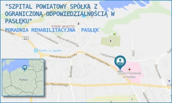PORADNIA REHABILITACYJNA - "SZPITAL POWIATOWY SPÓŁKA Z OGRANICZONĄ ODPOWIEDZIALNOŚCIĄ W PASŁĘKU" - KOPERNIKA 20 D,  PASŁĘK