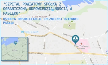 OŚRODEK REHABILITACJI LECZNICZEJ DZIENNEJ - "SZPITAL POWIATOWY SPÓŁKA Z OGRANICZONĄ ODPOWIEDZIALNOŚCIĄ W PASŁĘKU" - KOPERNIKA 20 D,  PASŁĘK