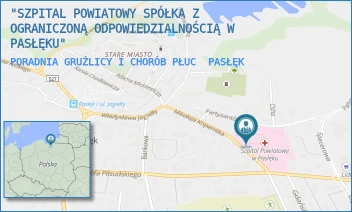 PORADNIA GRUŹLICY I CHORÓB PŁUC - "SZPITAL POWIATOWY SPÓŁKA Z OGRANICZONĄ ODPOWIEDZIALNOŚCIĄ W PASŁĘKU" - KOPERNIKA 20 D,  PASŁĘK