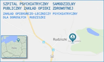 ZAKŁAD OPIEKUŃCZO-LECZNICZY PSYCHIATRYCZNY DLA DOROSŁYCH - SZPITAL PSYCHIATRYCZNY  SAMODZIELNY PUBLICZNY ZAKŁAD OPIEKI ZDROWOTNEJ - 5,  RUDZISZKI