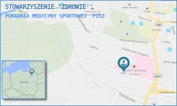 PORADNIA MEDYCYNY SPORTOWEJ - STOWARZYSZENIE "ZDROWIE'' - SIENKIEWICZA 4,  PISZ