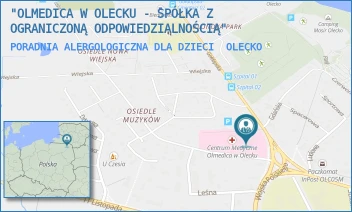 PORADNIA ALERGOLOGICZNA DLA DZIECI - "OLMEDICA W OLECKU - SPÓŁKA Z OGRANICZONĄ ODPOWIEDZIALNOŚCIĄ" - GOŁDAPSKA 1,  OLECKO