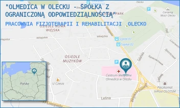 PRACOWNIA FIZJOTERAPII I REHABILITACJI - "OLMEDICA W OLECKU - SPÓŁKA Z OGRANICZONĄ ODPOWIEDZIALNOŚCIĄ" - GOŁDAPSKA 1,  OLECKO