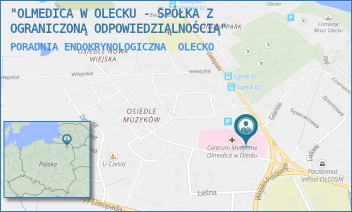 PORADNIA ENDOKRYNOLOGICZNA - "OLMEDICA W OLECKU - SPÓŁKA Z OGRANICZONĄ ODPOWIEDZIALNOŚCIĄ" - GOŁDAPSKA 1,  OLECKO