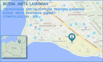 INDYWIDUALNA SPECJALISTYCZNA PRAKTYKA LEKARSKA BOŻENA ANETA LASKOWSKA GABINET STOMATOLOGICZNY - BOŻENA ANETA LASKOWSKA - KILIŃSKIEGO 48,  EŁK