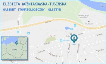 GABINET STOMATOLOGICZNY - ELŻBIETA WOŹNIAKOWSKA-TUSIŃSKA - ZBOŻOWA 27 E,  OLSZTYN
