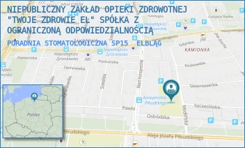 PORADNIA STOMATOLOGICZNA SP15 - NIEPUBLICZNY ZAKŁAD OPIEKI ZDROWOTNEJ "TWOJE ZDROWIE EL" SPÓŁKA Z OGRANICZONĄ ODPOWIEDZIALNOŚCIĄ - MODLIŃSKA 39,  ELBLĄG
