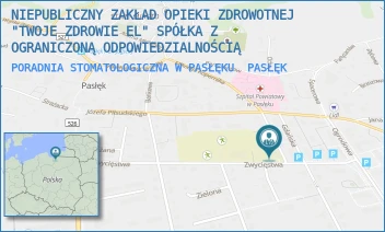 PORADNIA STOMATOLOGICZNA W PASŁĘKU - NIEPUBLICZNY ZAKŁAD OPIEKI ZDROWOTNEJ "TWOJE ZDROWIE EL" SPÓŁKA Z OGRANICZONĄ ODPOWIEDZIALNOŚCIĄ - ZWYCIĘSTWA 28,  PASŁĘK