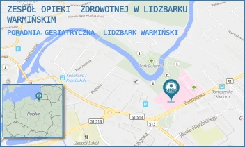 PORADNIA GERIATRYCZNA - ZESPÓŁ OPIEKI  ZDROWOTNEJ W LIDZBARKU WARMIŃSKIM - BARTOSZYCKA 3,  LIDZBARK WARMIŃSKI