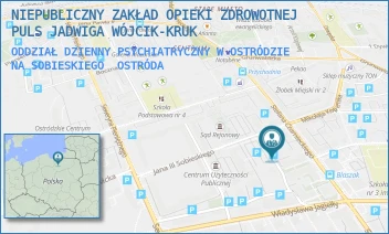 ODDZIAŁ DZIENNY PSYCHIATRYCZNY W OSTRÓDZIE  NA SOBIESKIEGO - PULS SPÓŁKA Z OGRANICZONĄ ODPOWIEDZIALNOŚCIĄ - JANA III SOBIESKIEGO 3C/62,  OSTRÓDA
