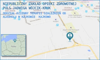 ODDZIAŁ DZIENNY TERAPII UZALEŻNIEŃ OD ALKOHOLU W KAJKOWIE - PULS SPÓŁKA Z OGRANICZONĄ ODPOWIEDZIALNOŚCIĄ - SZKOLNA 1,  KAJKOWO