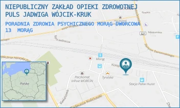 PORADNIA ZDROWIA PSYCHICZNEGO MORĄG DWORCOWA 13 - PULS SPÓŁKA Z OGRANICZONĄ ODPOWIEDZIALNOŚCIĄ - DWORCOWA 13,  MORĄG