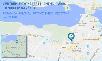PORADNIA ZDROWIA PSYCHICZNEGO SZCZYTNO - CENTRUM PSYCHIATRII ANIMA IWONA TRZONKOWSKA-ŻYŚKO - TADEUSZA KOŚCIUSZKI 20,  SZCZYTNO