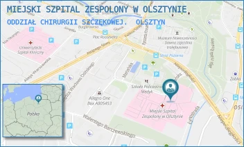 ODDZIAŁ CHIRURGII SZCZĘKOWEJ. - MIEJSKI SZPITAL ZESPOLONY W OLSZTYNIE - NIEPODLEGŁOŚCI 44,  OLSZTYN