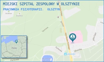 PRACOWNIA FIZJOTERAPII. - MIEJSKI SZPITAL ZESPOLONY W OLSZTYNIE - AL. WOJSKA POLSKIEGO 30,  OLSZTYN