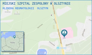KLINIKA REUMATOLOGII - MIEJSKI SZPITAL ZESPOLONY W OLSZTYNIE - AL. WOJSKA POLSKIEGO 30,  OLSZTYN
