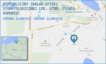 GÓROWO IŁAWECKI - NIEPUBLICZNY ZAKŁAD OPIEKI STOMATOLOGICZNEJ LEK. STOM. SYLWIA KAROWIEC - SZKOLNA 6,  GÓROWO IŁAWECKIE