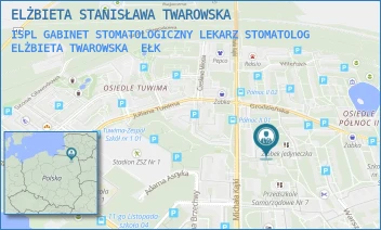 ISPL GABINET STOMATOLOGICZNY LEKARZ STOMATOLOG ELŻBIETA TWAROWSKA - ELŻBIETA STANISŁAWA TWAROWSKA - KAJKI 12,  EŁK