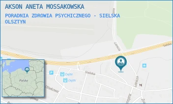 PORADNIA ZDROWIA PSYCHICZNEGO - SIELSKA - AKSON ANETA MOSSAKOWSKA - SIELSKA 34,  OLSZTYN