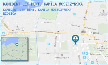 KAMIDENT LEK.DENT. KAMILA MOSZCZYŃSKA - KAMIDENT LEK.DENT. KAMILA MOSZCZYŃSKA - MŁYNARSKA 10,  NIDZICA