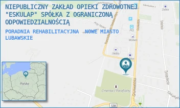 PORADNIA REHABILITACYJNA - NIEPUBLICZNY ZAKŁAD OPIEKI ZDROWOTNEJ "ESKULAP" SPÓŁKA Z OGRANICZONĄ ODPOWIEDZIALNOŚCIĄ - GRUNWALDZKA 3A,  NOWE MIASTO LUBAWSKIE