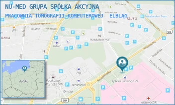 PRACOWNIA TOMOGRAFII KOMPUTEROWEJ - NU-MED GRUPA SPÓŁKA AKCYJNA - KRÓLEWIECKA 146,  ELBLĄG