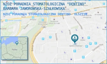 NZOZ PORADNIA STOMATOLOGICZNA DENTINO - NZOZ PORADNIA STOMATOLOGICZNA "DENTINO" BARBARA JAWOROWSKA-SZAŁKOWSKA - PIOTROWSKIEGO 16H,  OLSZTYN