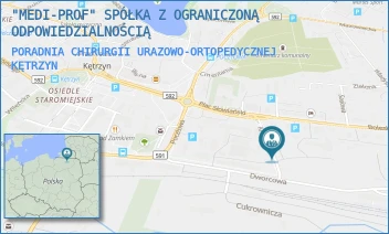 PORADNIA CHIRURGII URAZOWO-ORTOPEDYCZNEJ - "MEDI-PROF" SPÓŁKA Z OGRANICZONĄ ODPOWIEDZIALNOŚCIĄ - KRÓTKA 4,  KĘTRZYN