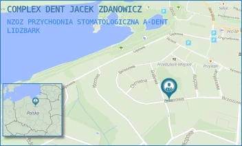 NZOZ PRZYCHODNIA STOMATOLOGICZNA A-DENT - COMPLEX DENT JACEK ZDANOWICZ - BRZOZOWA 10/205,  LIDZBARK