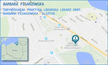 INDYWIDUALNA PRAKTYKA LEKARSKA LEKARZ DENT. BARBARA PISARZOWSKA - BARBARA PISARZOWSKA - BAŁTYCKA 37 A,  OLSZTYN