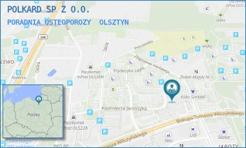 PORADNIA OSTEOPOROZY - POLKARD SP Z O.O. - JAROSZYKA 3,  OLSZTYN