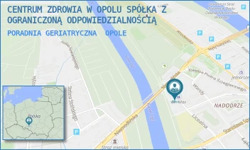 PORADNIA GERIATRYCZNA - CENTRUM ZDROWIA W OPOLU SPÓŁKA Z OGRANICZONĄ ODPOWIEDZIALNOŚCIĄ - UL. LICEALNA 18,  OPOLE