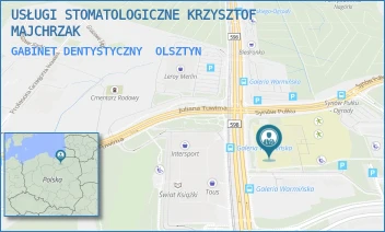 GABINET DENTYSTYCZNY - USŁUGI STOMATOLOGICZNE KRZYSZTOF MAJCHRZAK - MELCHIORA WAŃKOWICZA 1,  OLSZTYN