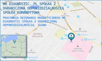PRACOWNIA REZONANSU MAGNETYCZNEGO MR DIAGNOSTIC SPÓŁKA Z OGRANICZONĄ ODPOWIEDZIALNOŚCIĄ - MR DIAGNOSTIC. PL SPÓŁKA Z OGRANICZONĄ ODPOWIEDZIALNOŚCIĄ SPÓŁKA KOMANDYTOWA - GEN. WŁADYSŁAWA ANDERSA 3,  IŁAWA