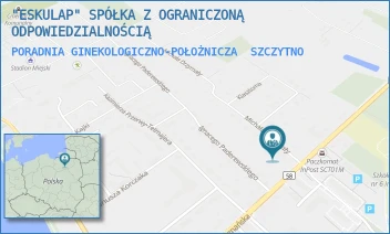 PORADNIA GINEKOLOGICZNO-POŁOŻNICZA - "ESKULAP" SPÓŁKA Z OGRANICZONĄ ODPOWIEDZIALNOŚCIĄ - MICHAŁA DRZYMAŁY 1,  SZCZYTNO