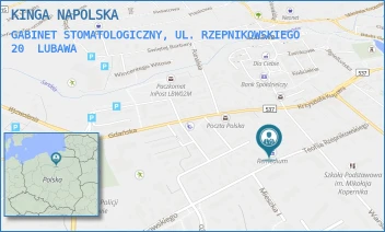 GABINET STOMATOLOGICZNY, UL. RZEPNIKOWSKIEGO 20 - KINGA NAPOLSKA - RZEPNIKOWSKIEGO 20,  LUBAWA
