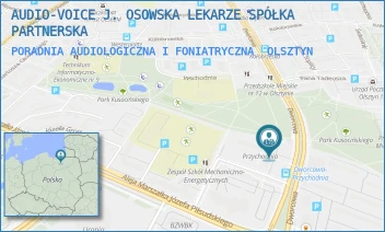 PORADNIA AUDIOLOGICZNA I FONIATRYCZNA - AUDIO-VOICE J. OSOWSKA LEKARZE SPÓŁKA PARTNERSKA W LIKWIDACJI - DWORCOWA 28,  OLSZTYN