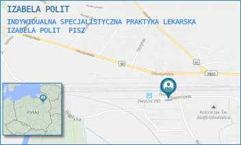 INDYWIDUALNA SPECJALISTYCZNA PRAKTYKA LEKARSKA IZABELA POLIT - IZABELA POLIT - DWORCOWA 10,  PISZ