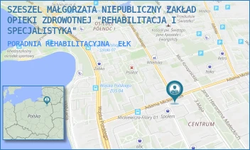 PORADNIA REHABILITACYJNA - SZESZEL MAŁGORZATA NIEPUBLICZNY ZAKŁAD OPIEKI ZDROWOTNEJ "REHABILITACJA I SPECJALISTYKA" - MICKIEWICZA 10B,  EŁK