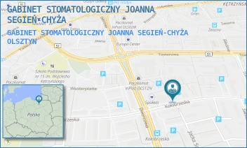 GABINET STOMATOLOGICZNY JOANNA SEGIEŃ-CHYŻA - GABINET STOMATOLOGICZNY JOANNA SEGIEŃ-CHYŻA - KOŁOBRZESKA 32A/30,  OLSZTYN