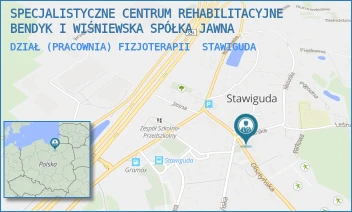 DZIAŁ (PRACOWNIA) FIZJOTERAPII - SPECJALISTYCZNE CENTRUM REHABILITACYJNE BENDYK I WIŚNIEWSKA SPÓŁKA JAWNA - MAZURSKA 2/3,  STAWIGUDA