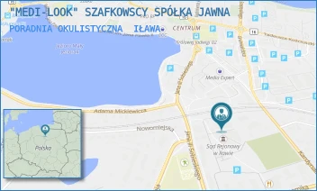 PORADNIA OKULISTYCZNA - "MEDI-LOOK" SZAFKOWSCY SPÓŁKA JAWNA - KOPERNIKA 4C,  IŁAWA