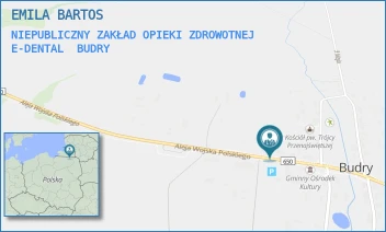 NIEPUBLICZNY ZAKŁAD OPIEKI ZDROWOTNEJ E-DENTAL - EMILA BARTOS - ALEJA WOJSKA POLSKIEGO 25,  BUDRY