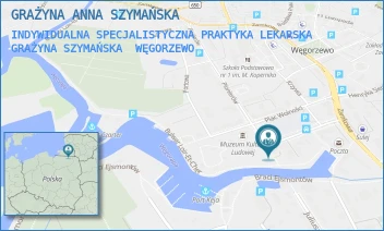 INDYWIDUALNA SPECJALISTYCZNA PRAKTYKA LEKARSKA GRAŻYNA SZYMAŃSKA - GRAŻYNA ANNA SZYMAŃSKA - PLAC WOLNOŚCI 5/2,  WĘGORZEWO