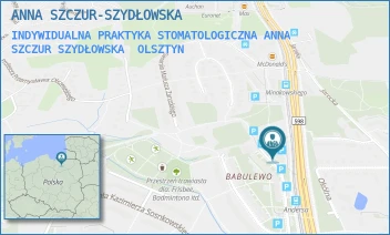 INDYWIDUALNA PRAKTYKA STOMATOLOGICZNA ANNA SZCZUR SZYDŁOWSKA - ANNA SZCZUR-SZYDŁOWSKA - ROTMISTRZA WITOLDA PILECKIEGO 5/25,  OLSZTYN