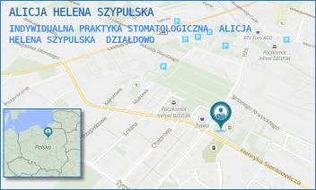 INDYWIDUALNA PRAKTYKA STOMATOLOGICZNA  ALICJA HELENA SZYPULSKA - ALICJA HELENA SZYPULSKA - POLNA 11,  DZIAŁDOWO
